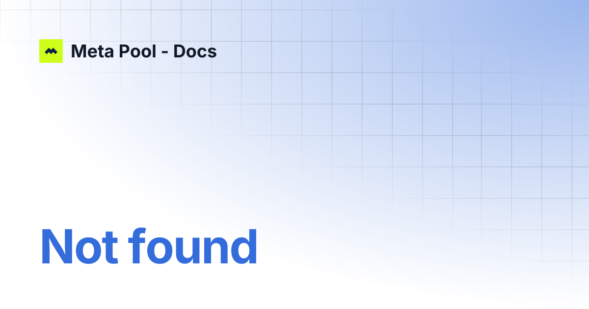 Stablecoins | Meta Pool - Docs